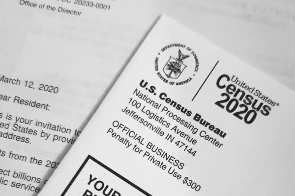 Picture of the 2020 Census form